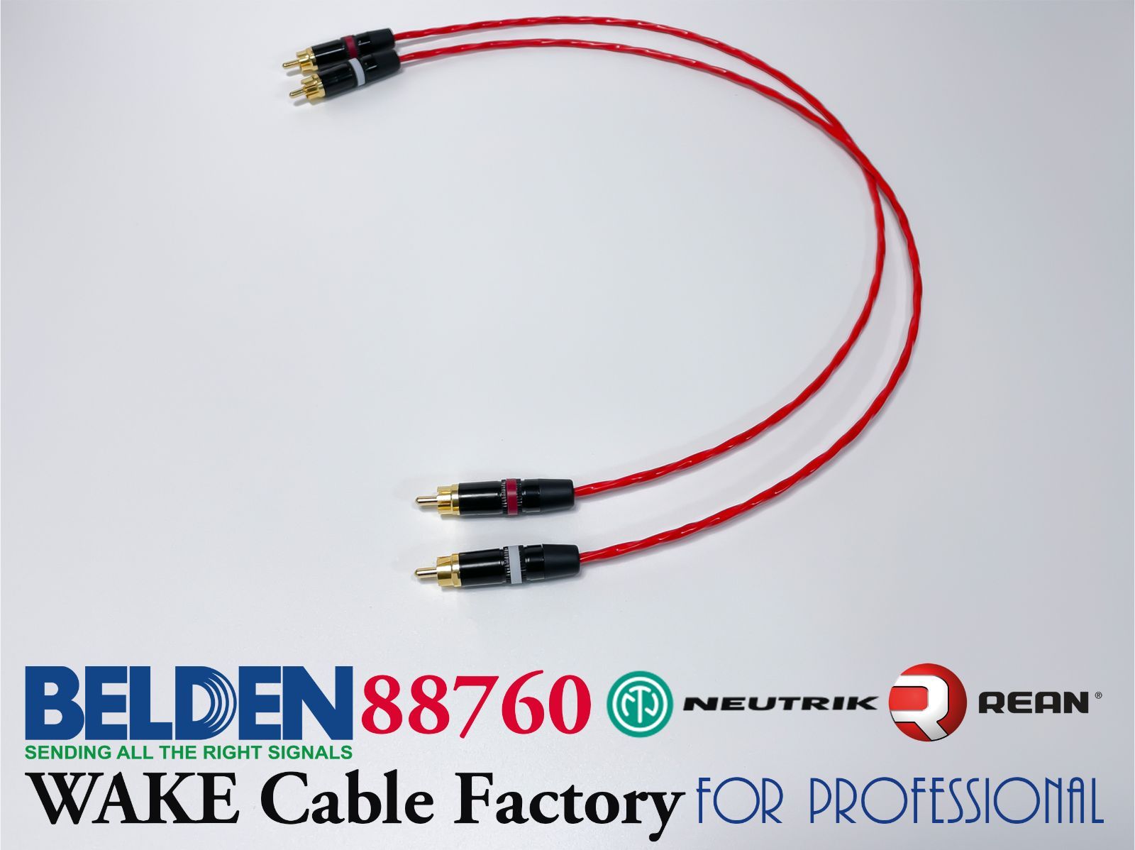 XLRケーブル 2本1セット 2.0m | ケーブル：BELDEN ベルデン 88760