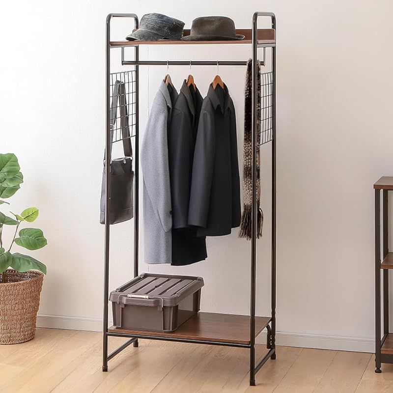 ○ 北欧モダンスタイル プライウッド コートハンガー ハンガーラック