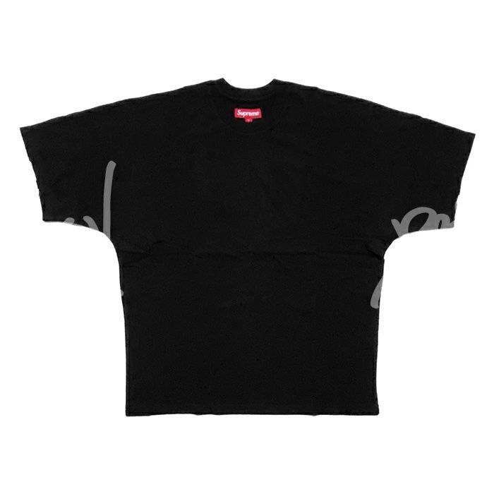 送料無料 メンズ Tシャツ ブラック Supreme シュプリーム