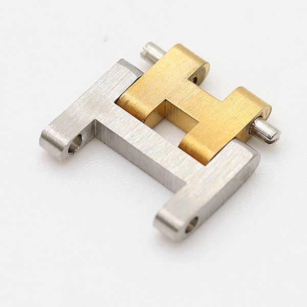 エルメス ラリー 220.117 純正コマ 1コマ シルバー/ゴールドカラー