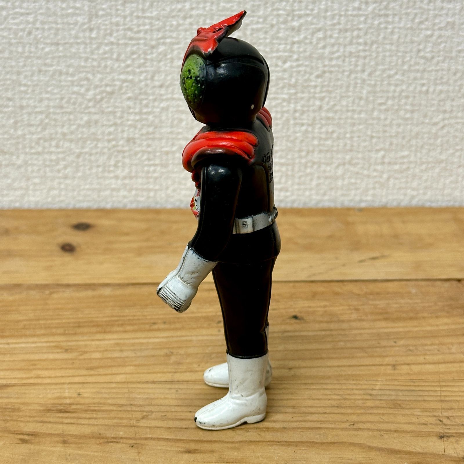 【希少品】ポピー 仮面ライダーストロンガー ソフビ 体長約13.5cm 当時物 昭和レトロ