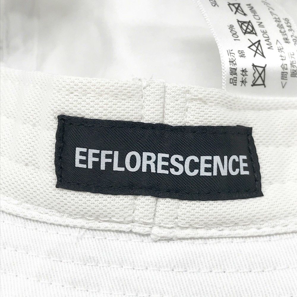 エフロレッセンス　バケットハット　EFFLORESCENCE　TARO　ゴルフ EFFLORESCENCE エフロレッセンス バケットハット ホワイト系 M