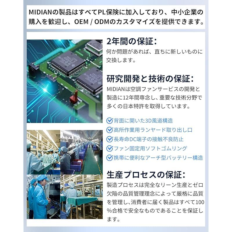 防汚 速乾作業着UVカットチタンコーティング大風量の背面風路熱中症対策