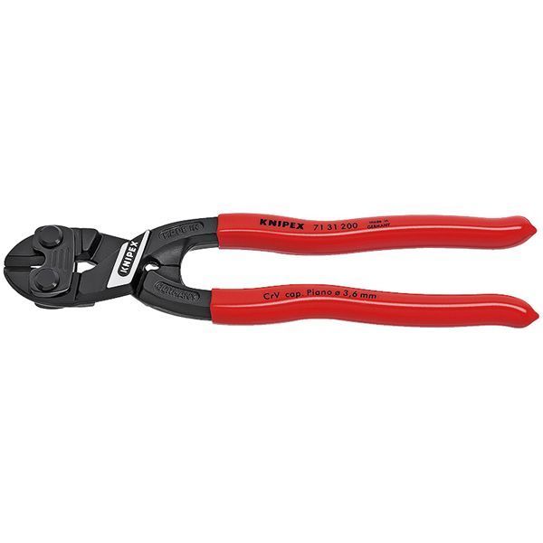 KNIPEX クニペックス 小型クリッパー リセス付 全長200mm 7131-200