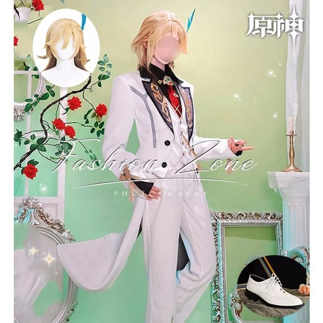 ◆原神 げんしん 風 カーヴェ|Kaveh スーツ コスプレ衣装 ウィッグ 靴 cosplay コスチューム イベント アニメ ハロウィン仮装 変装