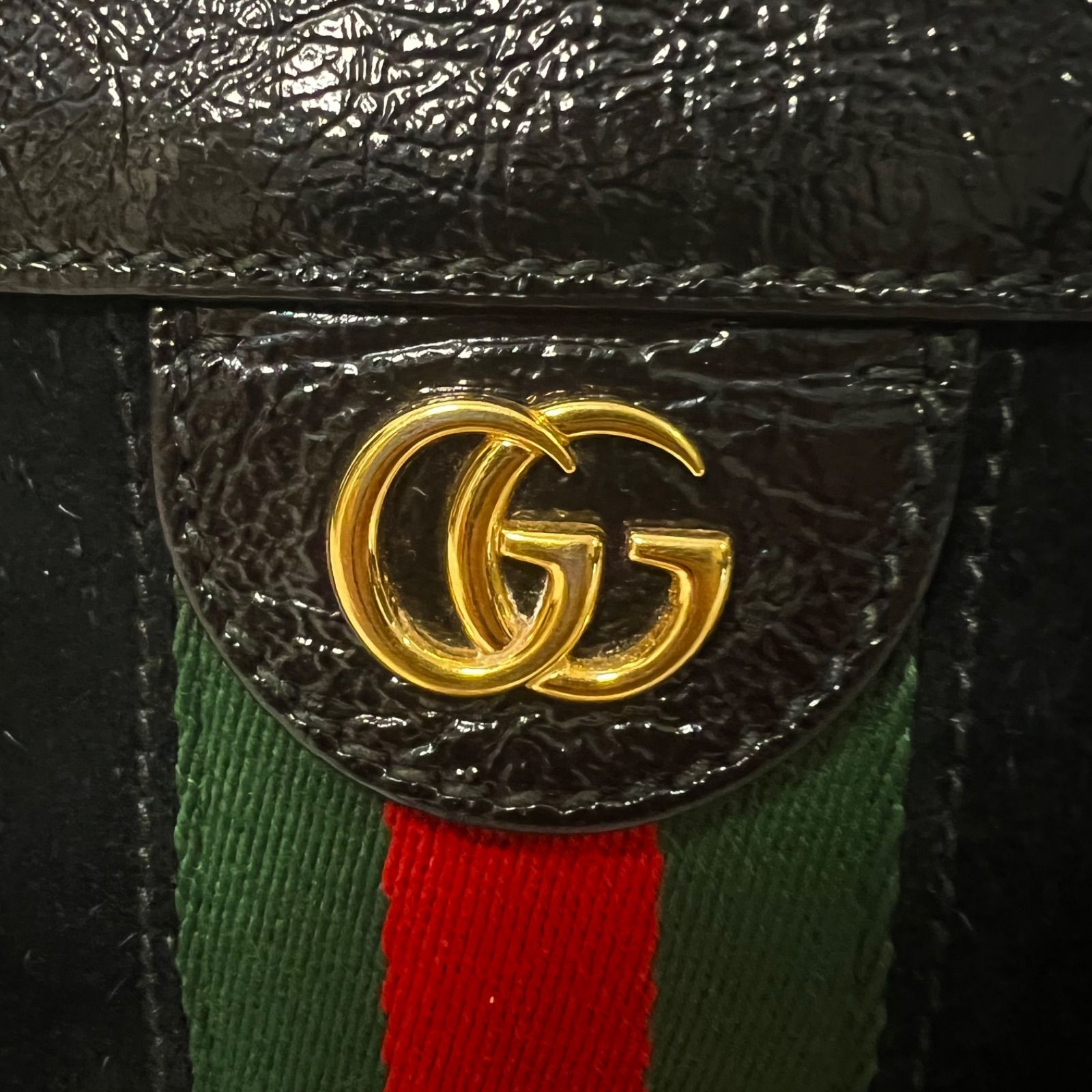 GUCCI グッチ ショルダーバッグ チェーン スエード オフィディア GG 