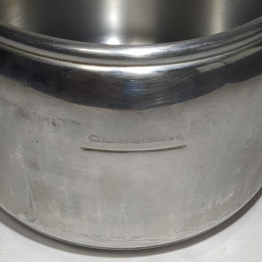 【未使用品】ステンレス圧力鍋 Lagostina 5L ラゴスティーナ圧力鍋 5リットル ガス火のみ LAGOSTINA