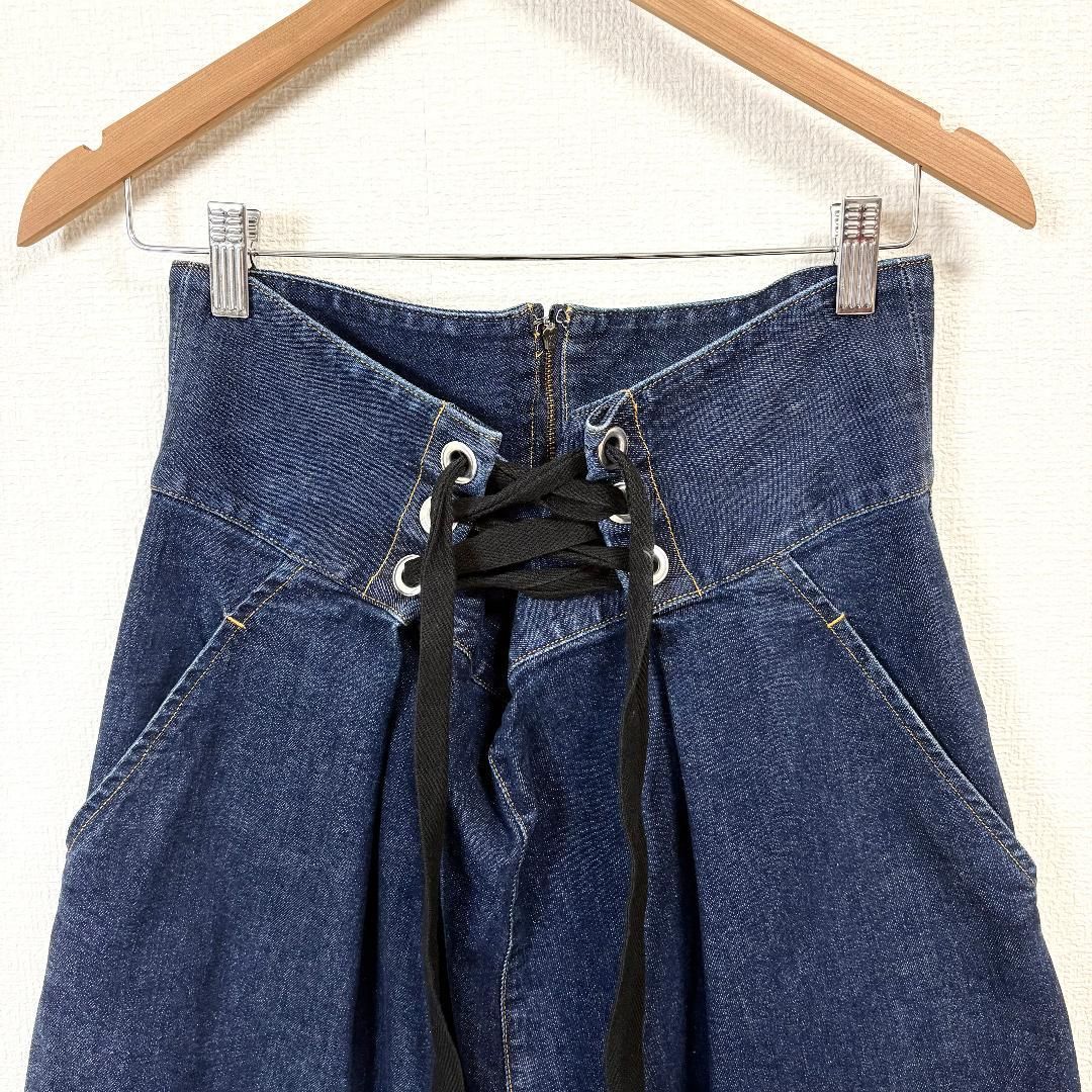 デニムワイドパンツ