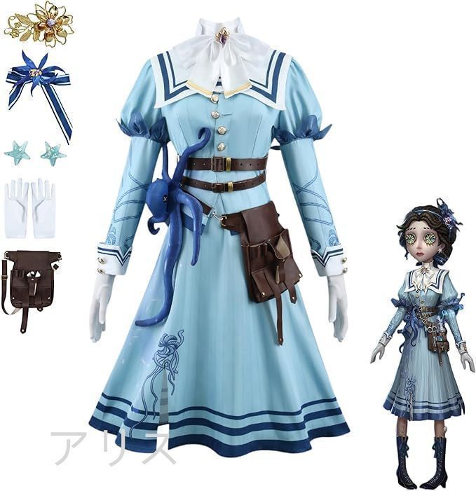 アイデンティティV IdentityV 第五人格 医師 エミリー プリザーブドフラワー コスプレ衣装 靴/ウィッグ付き 豪華版 cosplay コスチューム コスプレ ゲーム イベンド 変装 仮装 ステージ服