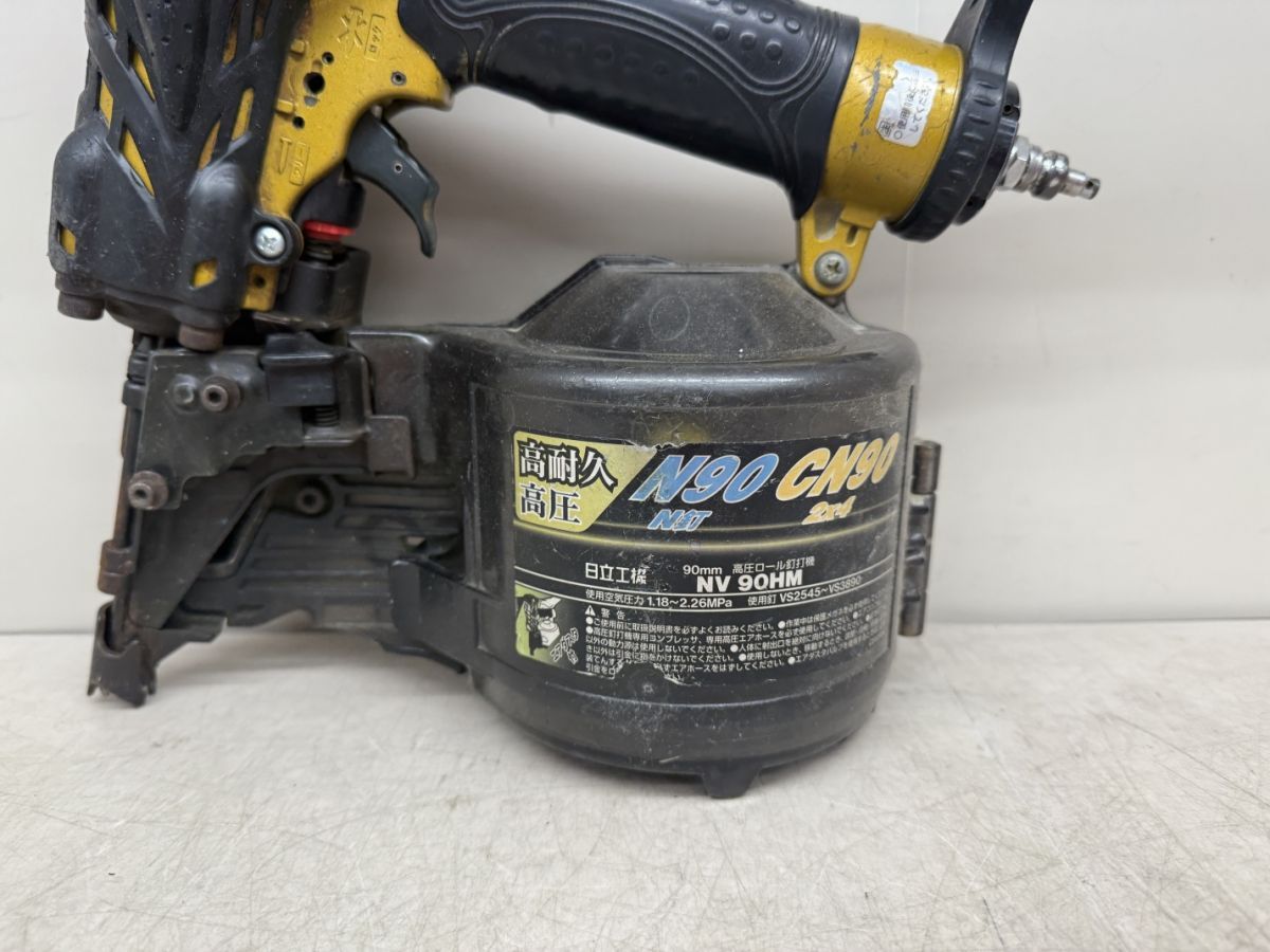 ♪♪ 日立工機 高圧ロール釘打ち機 NV90HM エア釘打ち機 現HiKOKI 品