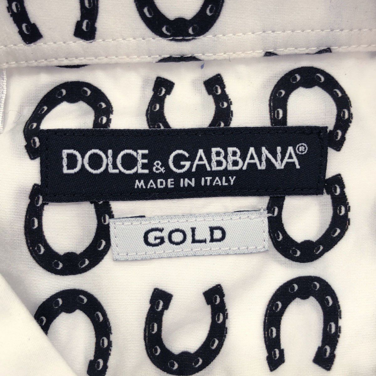 DOLCE&GABBANA ドルチェ＆ガッバーナ 16AW GOLD ホースシュー