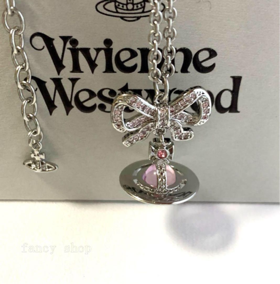 Vivienne Westwood リボンドロップオーブネックレス 未使用