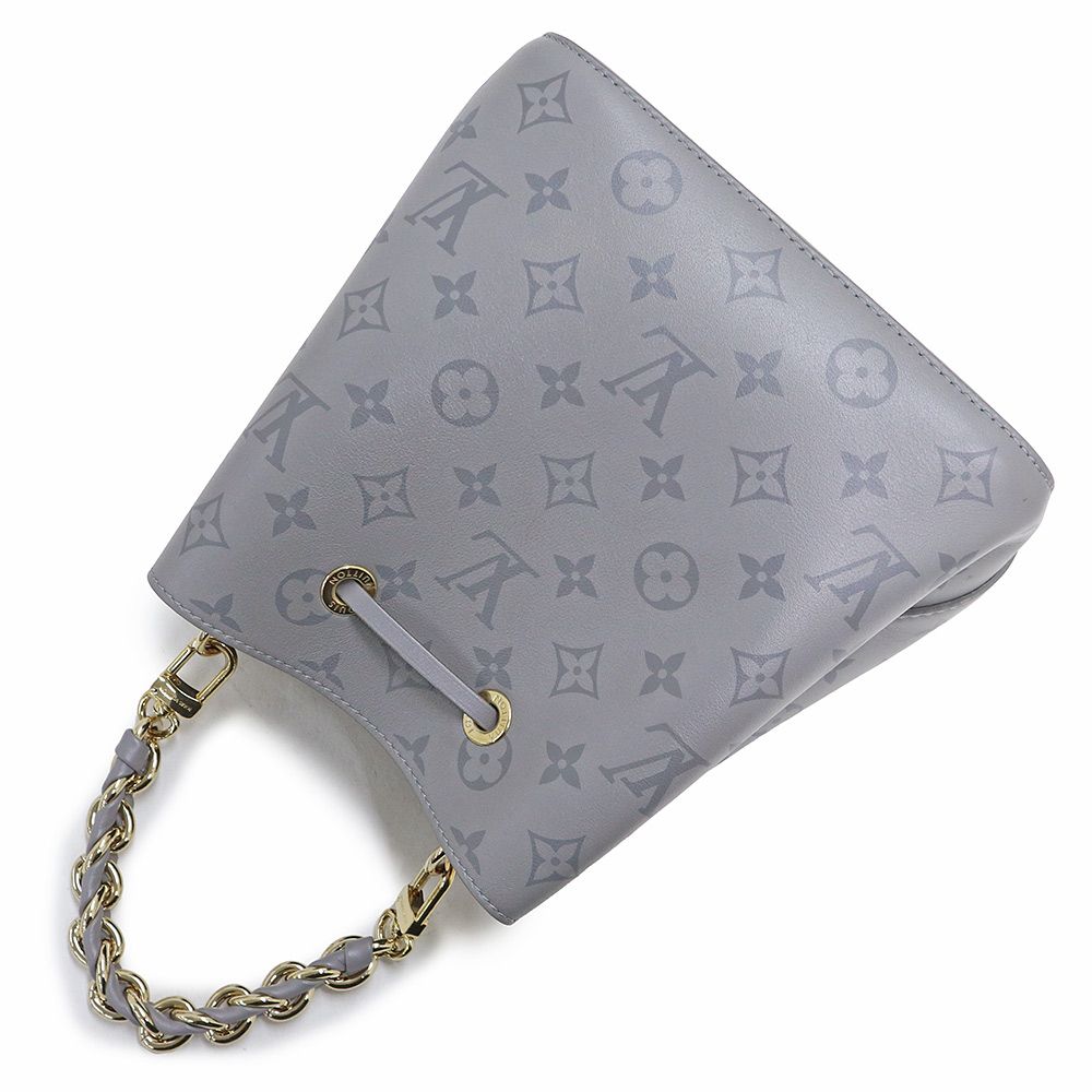 美品 Louis Vuitton ネオノエMM グレー ショルダーバッグ 美品 Louis Vuitton ネオノエMM グレー ショルダーバッグ