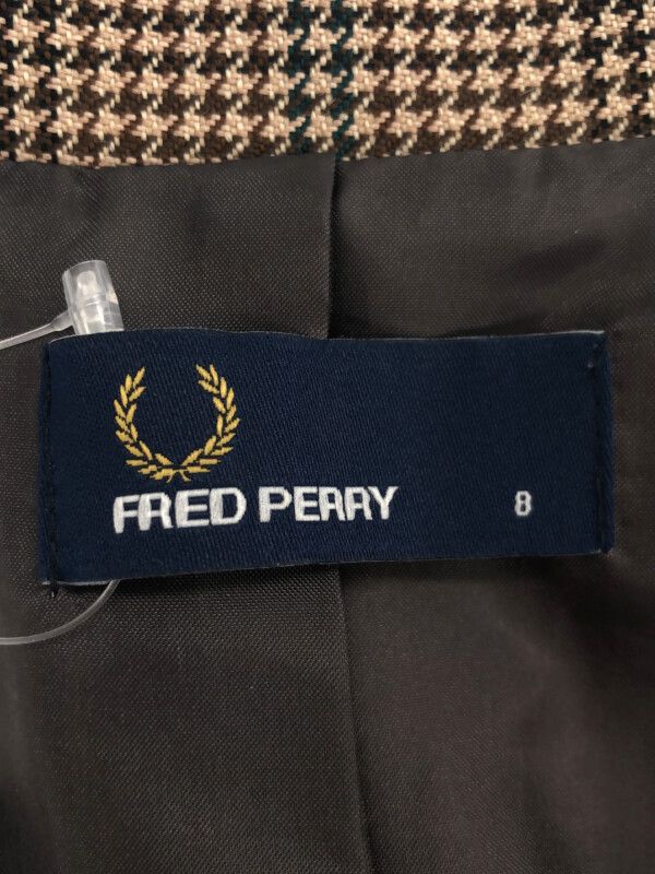 FRED PERRY フレッドペリー CHESTERFIELD COAT グレンチェック