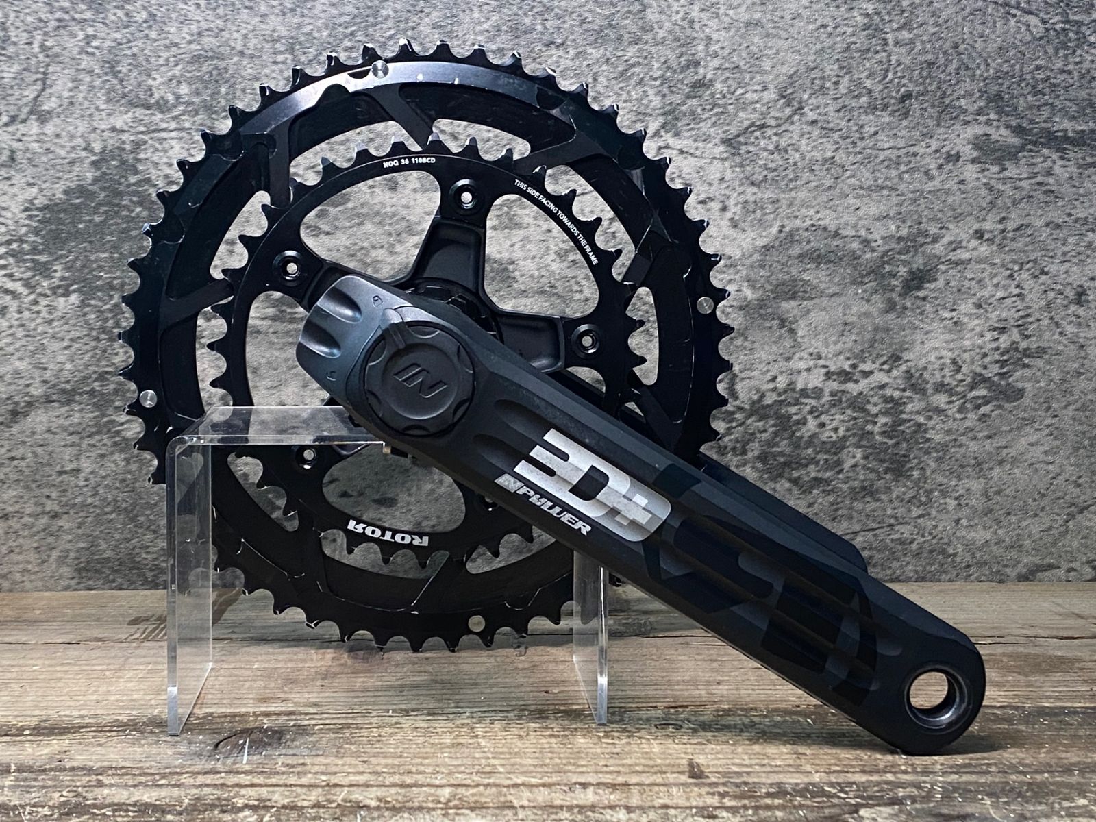 [ジャンク] パワーメータ ROTOR INPOWER 170mm 34T ROTOR INPOWER 170ミリ パワーメーター クランクセット 170 mm
