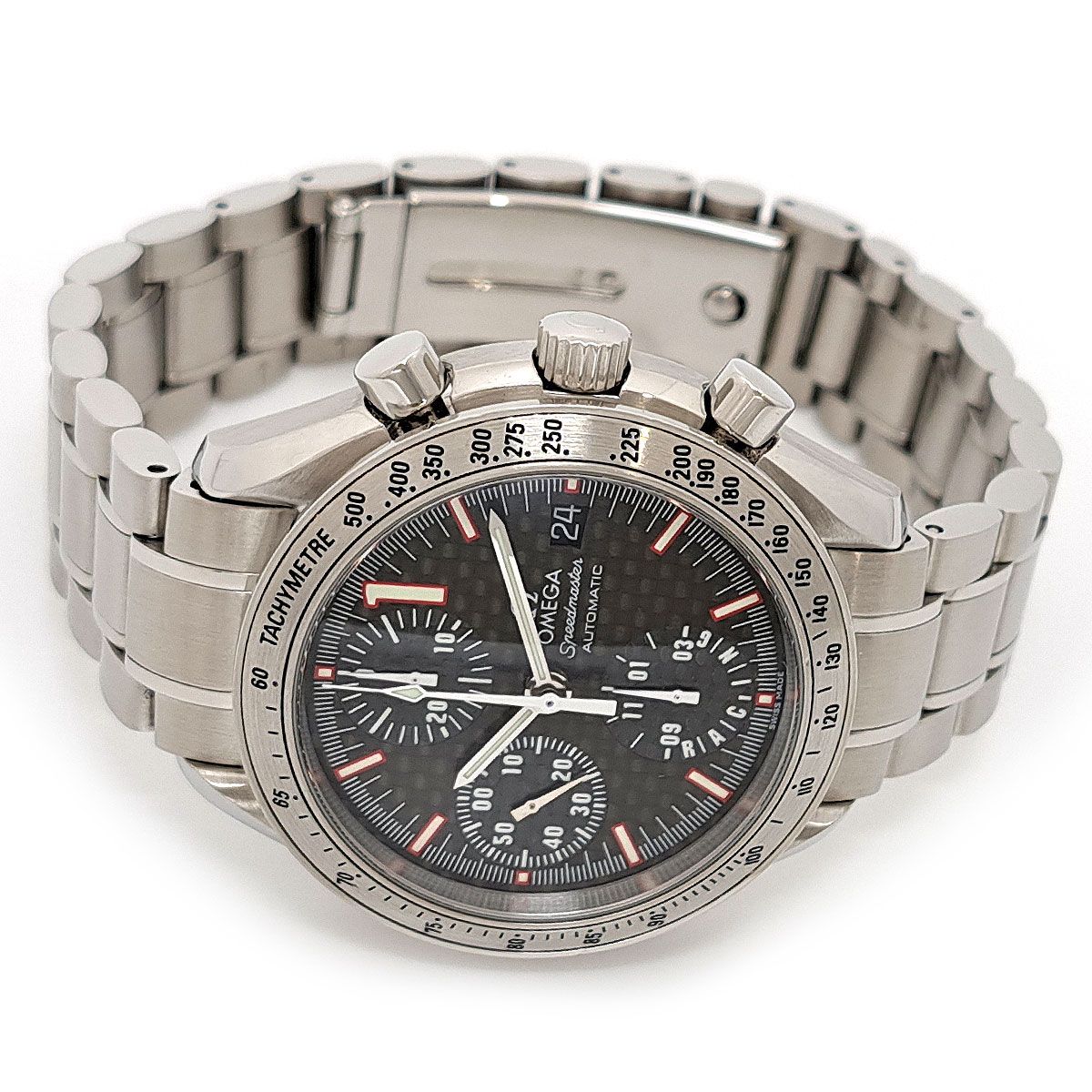 オメガ スピードマスター レーシング ミハエル シューマッハ クロノグラフ 3519.50 自動巻き ステンレススティール メンズ OMEGA 時計