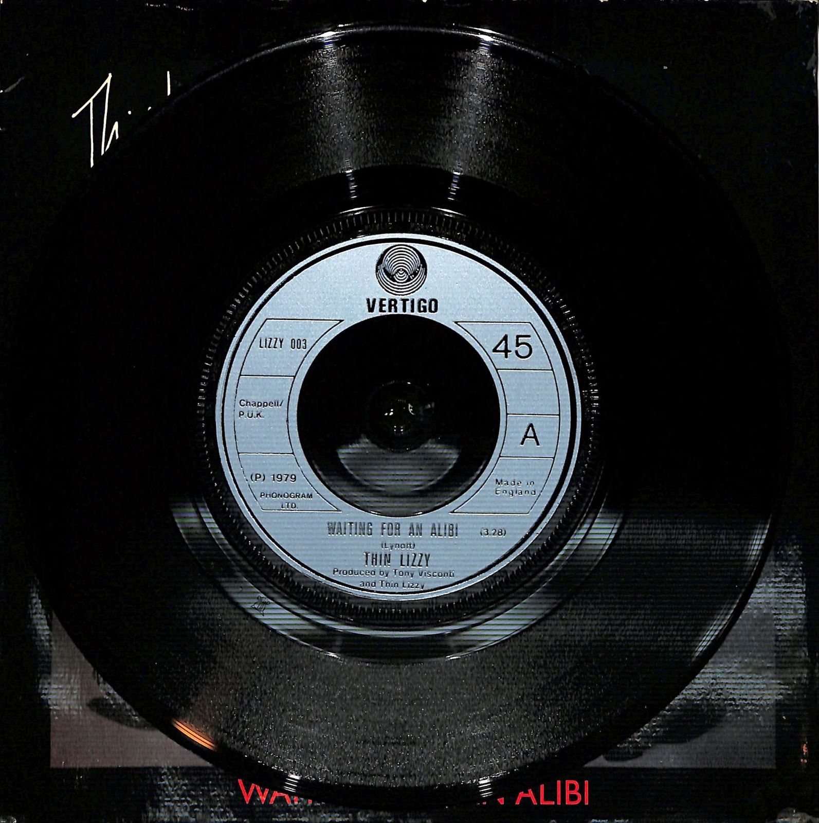 【レア】THIN LIZZY 4曲入り12インチシングルレコード　A1ポスター付 レア】THIN LIZZY 4曲入り12インチシングルレコード A1ポスター付