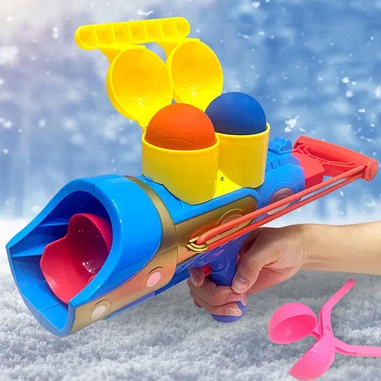 雪玉ランチャーおもちゃ 雪玉投げる 子供 冬の雪のおもちゃ 雪玉