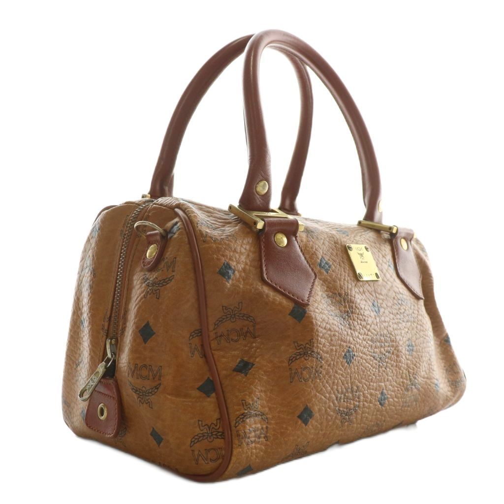 エムシーエム MCM ミニボストンバッグ ハンド ショルダー 2WAY