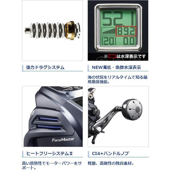 SHIMANO 電動リール デジタル表示 カラフルライン フォーマスター9000
