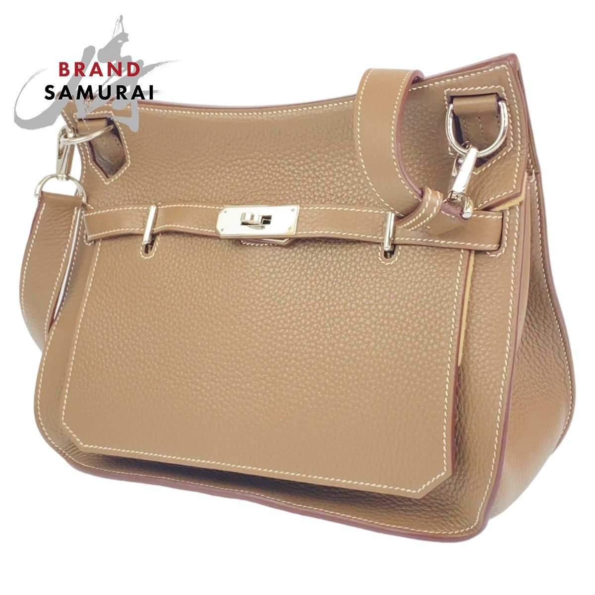 HERMES エルメス ジプシエール34 □P刻印 トリヨンクレマンスシルバー