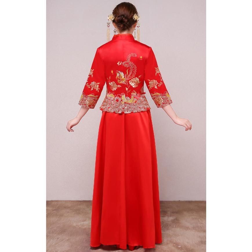 チャイナ服 古典中国風ウエディングドレス