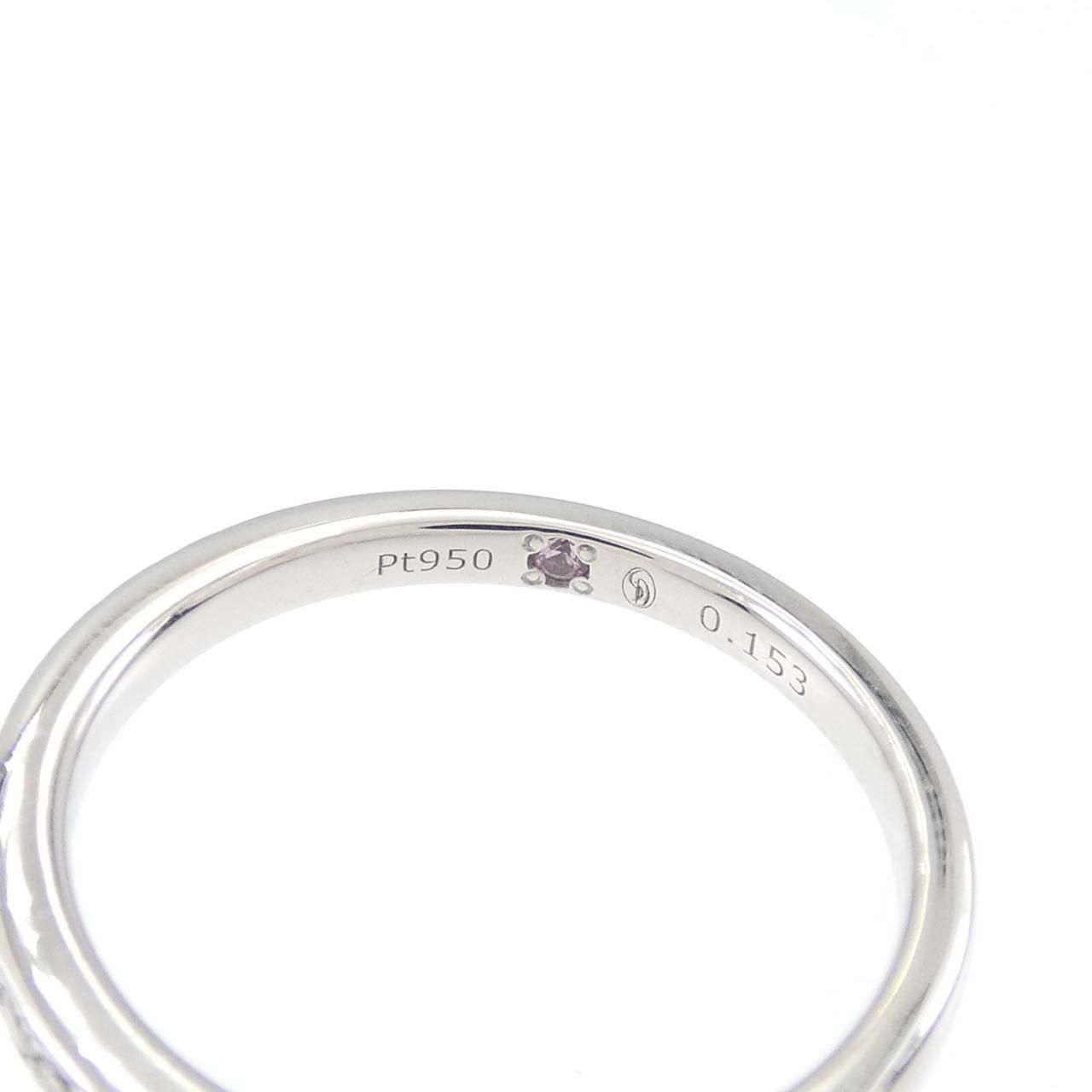 PT950 ハーフエタニティ ダイヤモンド リング 0.153CT - メルカリ 