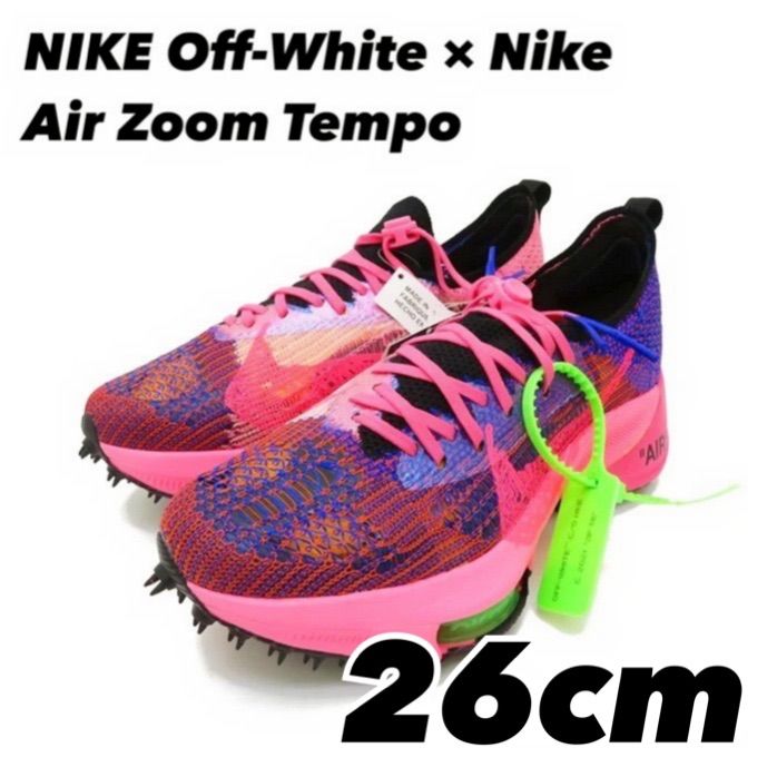 NIKE AIR ZOOM TEMPO NEXT% エアズームテンポ ネクスト％ CV0697-400 ピンク 26cm - メルカリ