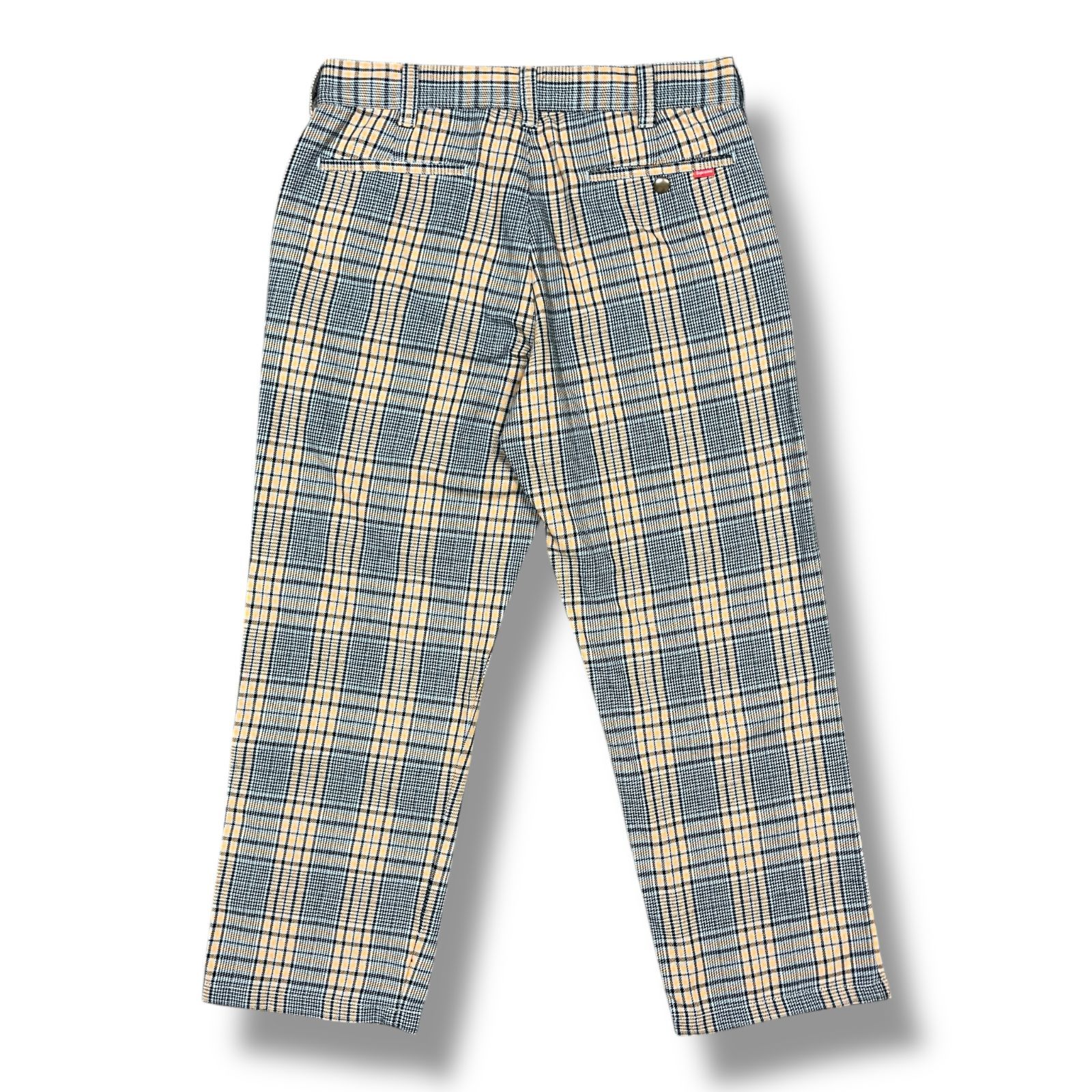 国内正規 Supreme 19SS Work Pants Blue Plaid ワークパンツ
