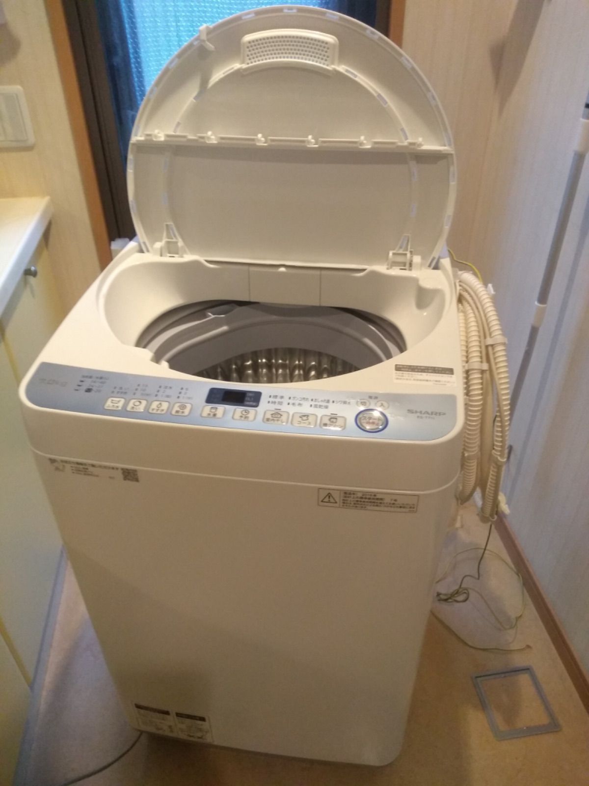 シャープ ES-T711-W 全自動洗濯機 (洗濯7.0kg) ホワイト40401 - 生活家電