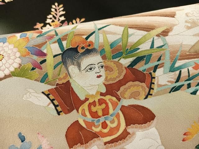 平和屋着物＃羽織 紫陽花 暈し染め 銀彩 正絹 逸品 未使用 CAAR9198id