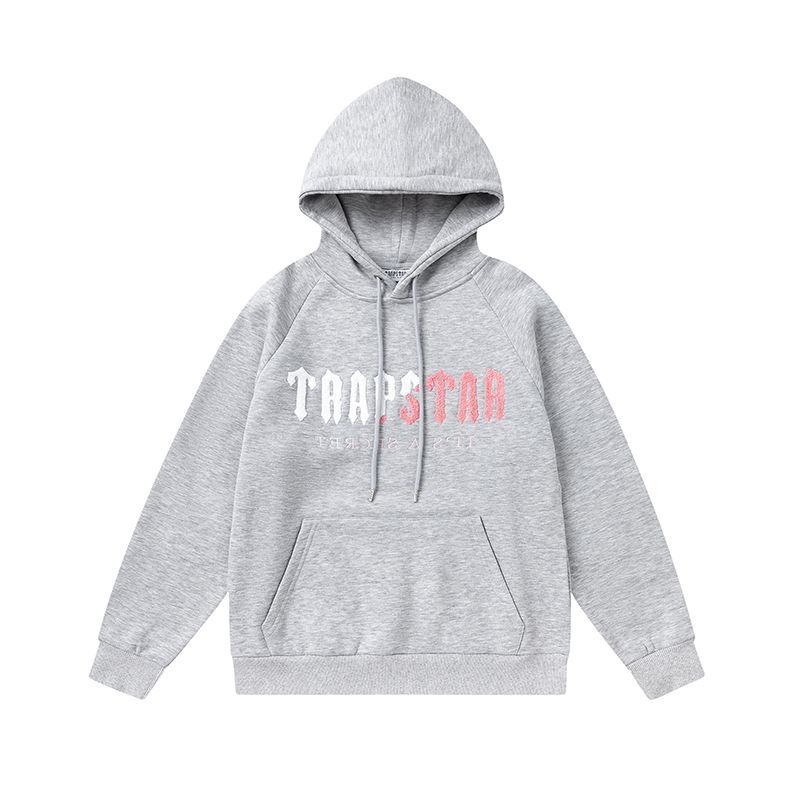 上下セット！Trapstarトラップスター セットアップ パーカー ドライハンド フリーススウェットパンツ 裏起毛 カンガルーポケットトレーナー  トップス メンズレディース スウエット カジュアル インポート ストリートファッション かわいい お洒落 秋冬-9