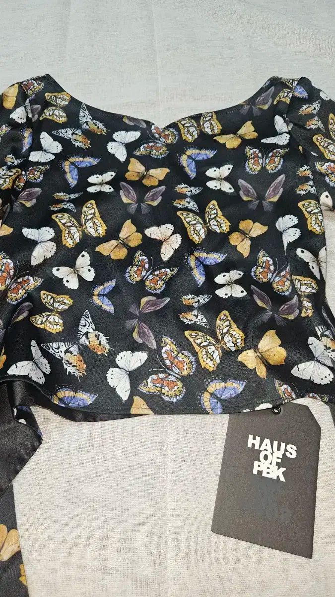 家 オブ Pbk クロップド ブラウス 1 サイズ