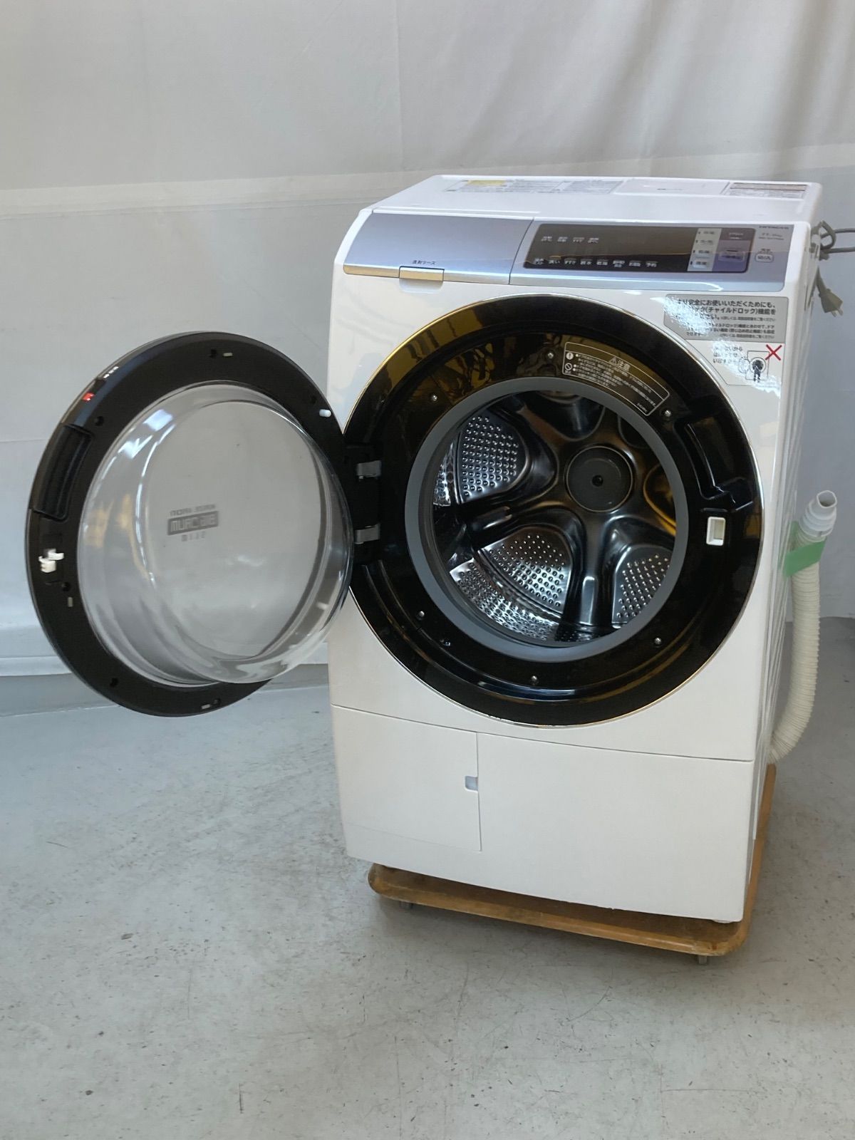 配送エリア 品｜屋内搬入＆取付込み 日立 BD-SV110AL ドラム式洗濯乾燥機 風アイロン搭載 動作 ＆クリーニング済み Hi1378