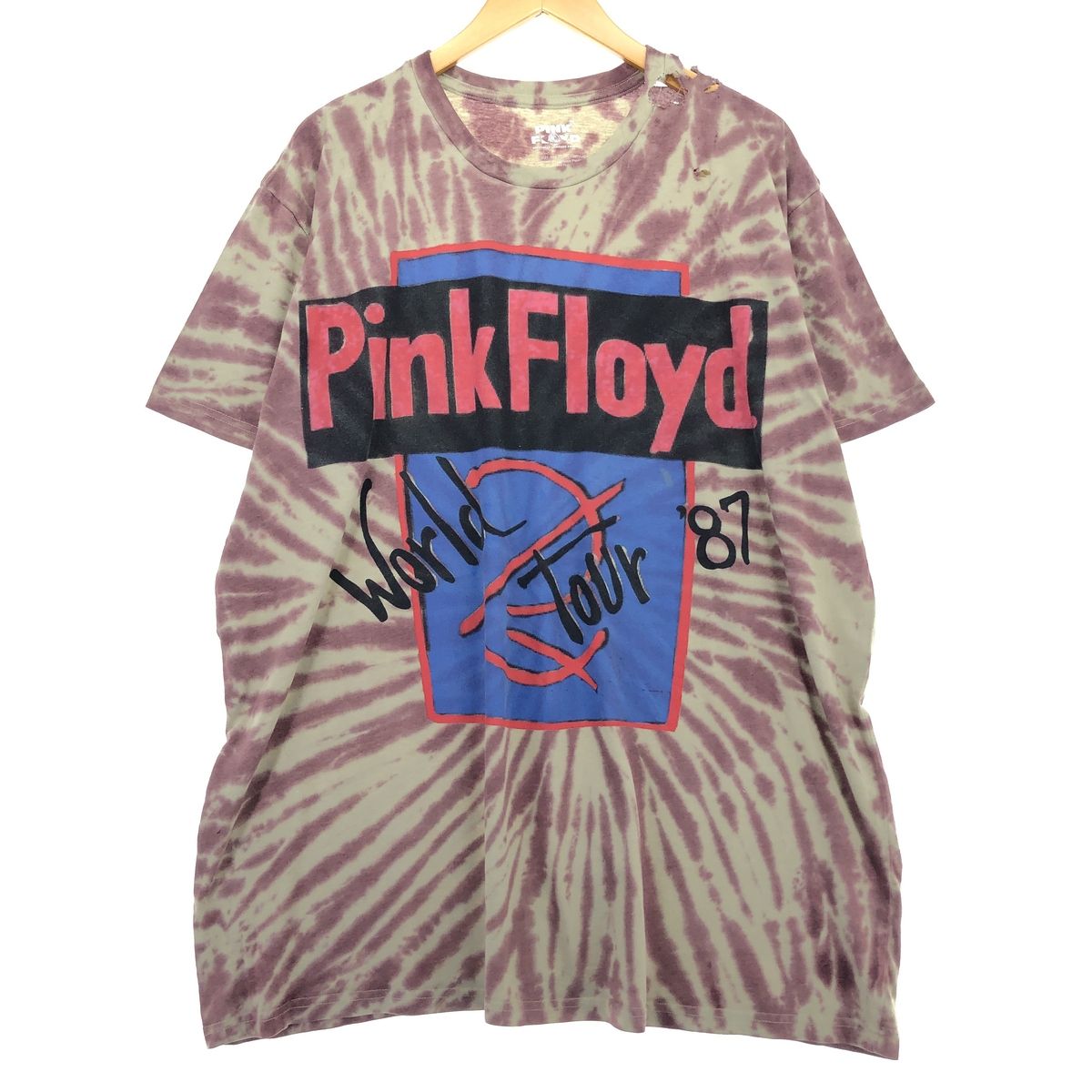 古着 PINK FLOYD ピンクフロイド タイダイ柄 バンドTシャツ バンT 