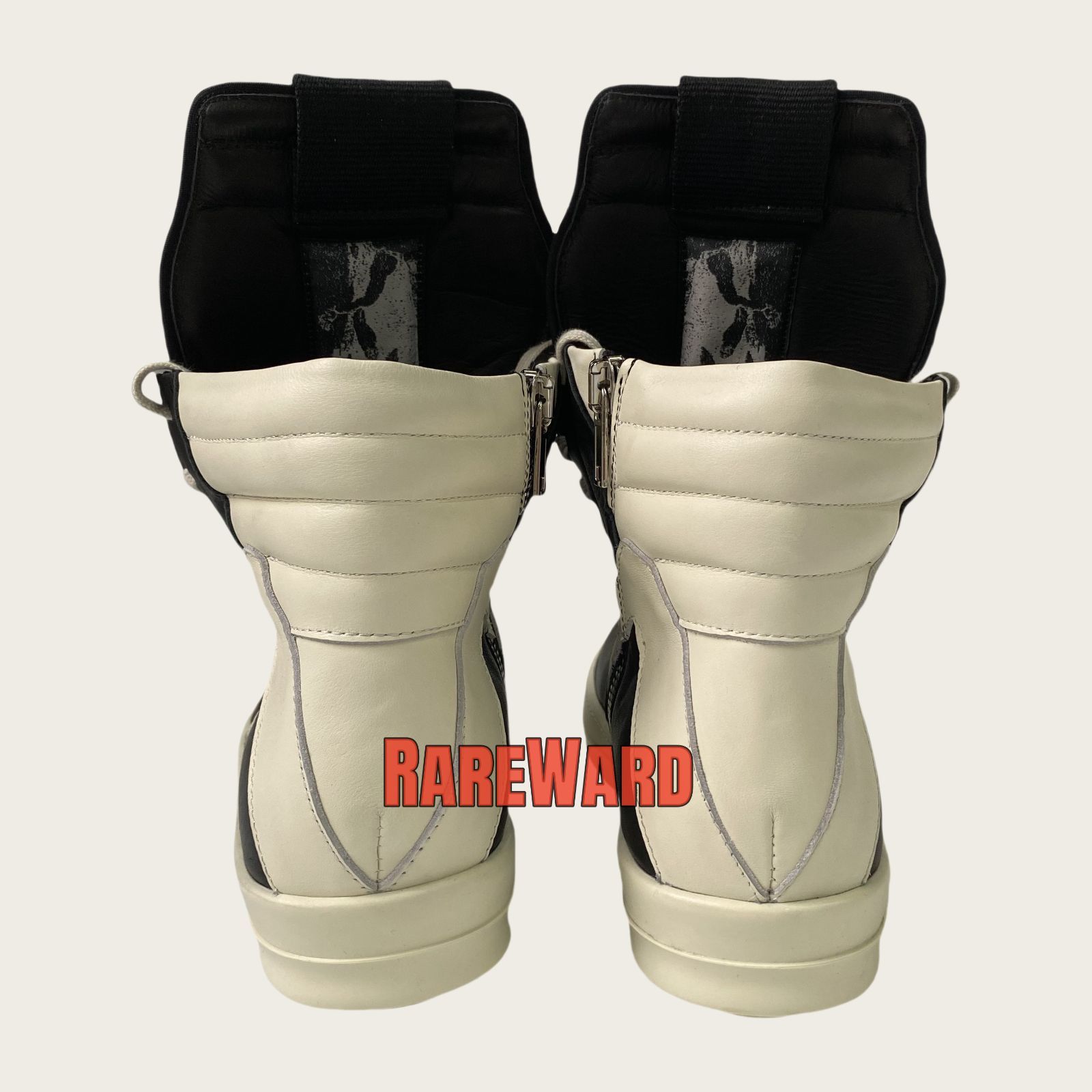 Rick Owens リックオウエンス GEO BASKET Black Milk ジオ Rick Owens リックオウエンス GEO BASKET Black Milk ジオ