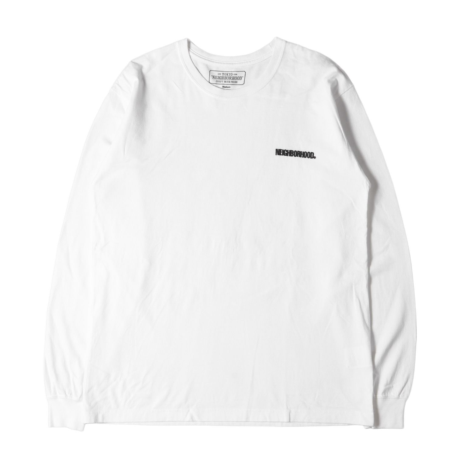 NEIGHBORHOOD ネイバーフッド フロッキープリント   ロンT　M NEIGHBORHOODネイバーフッドフロッキーロンt
