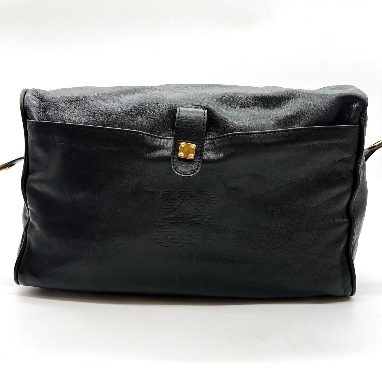 ✨良品✨ LOEWE ロエベ ショルダーバッグ アナグラム 型押しロゴ