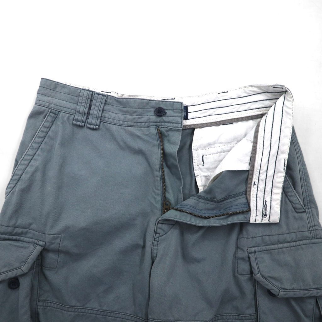 90s Ralph Lauren カーゴ バギーパンツ ハーフ 極太 Tech 61555d07918ea9571e700b8911323a