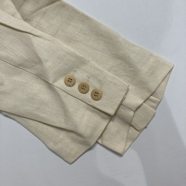 Max Mara｜マックスマーラ　テーラードジャケット アイボリー　スーツ MAX MARA マックスマーラ ツイード 3B テーラードジャケット