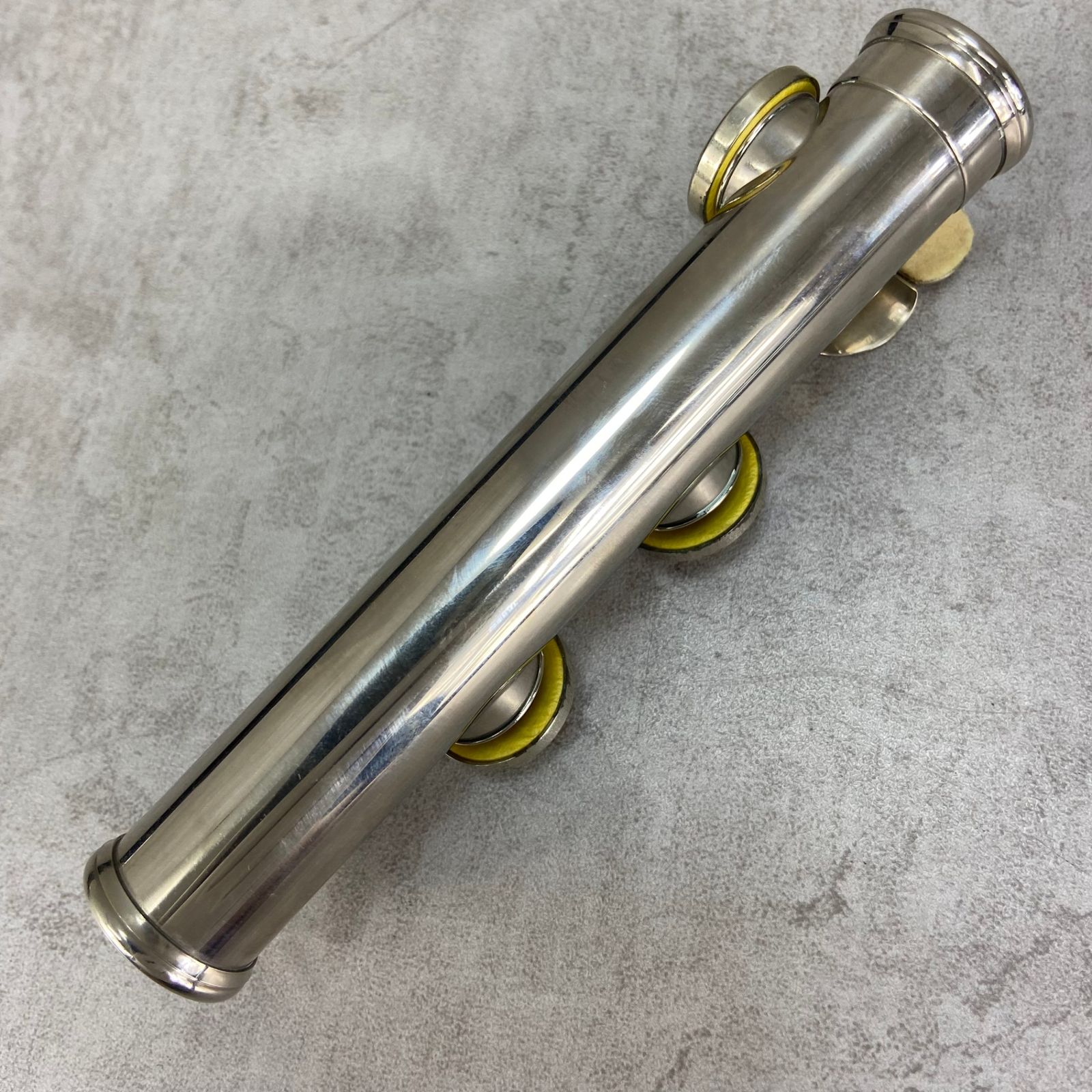 ムラマツフルート M-120　頭部管銀製　シルバー　カバードキィ オフセット Muramatsu フルート M-120 頭部管銀製 シルバー カバードキィ