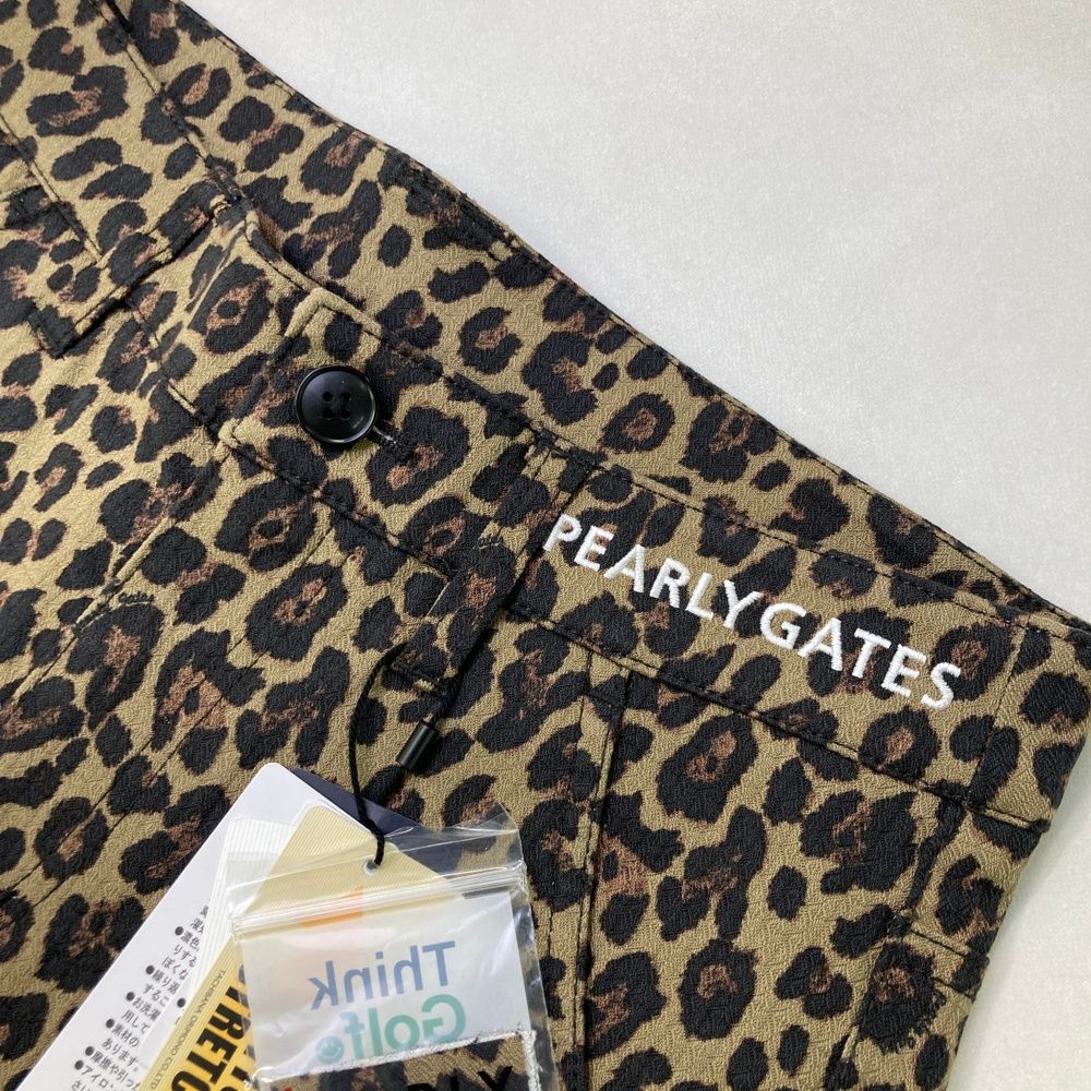 送料無料! サイズ 0 PEARLY GATES パーリーゲイツ 055-2231026 パンツ レオパード ベージュ系 240101527526 ゴルフウェア レディース ストスト