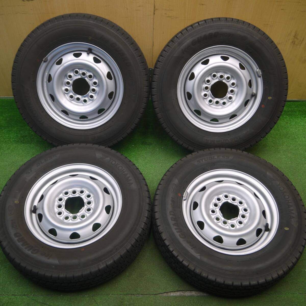 バリ溝！22年！キレイ！9分☆スタッドレス 145/80R12 80/78N ヨコハマ 