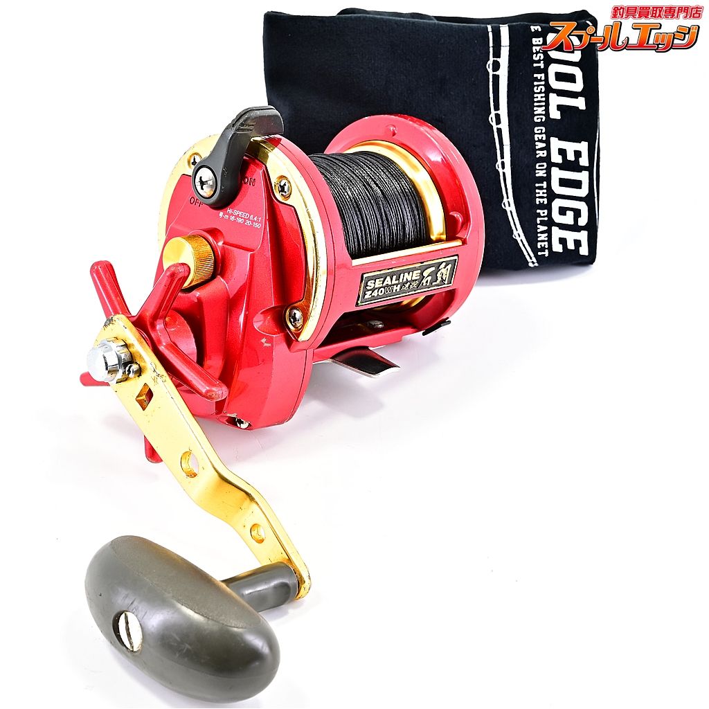 ダイワ シーライン石鯛Z40WH チヌ・石鯛リール ダイワ シーライン石鯛Z 40WH 遠投 アルミノブ付き/K058M 石鯛