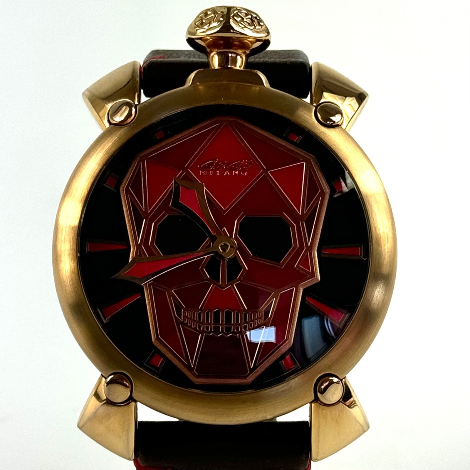 希少品】ガガミラノ GaGa MILANO マニュアーレ48 BIONIC SKULL 5061.03 