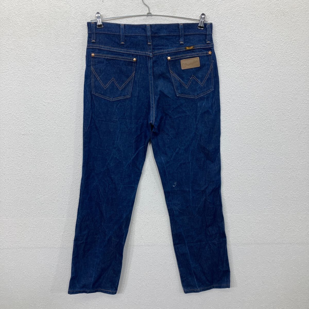 Wrangler デニムパンツ W33 インディゴ ラングラー ジップアップ 