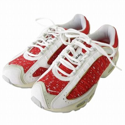 ナイキ NIKE × シュプリーム SUPREME AT3854-100 19SS エアマックステルウィンド4 AIR MAX TAILWIND 4 スニーカー シューズ 赤系 27cm GY28 AA