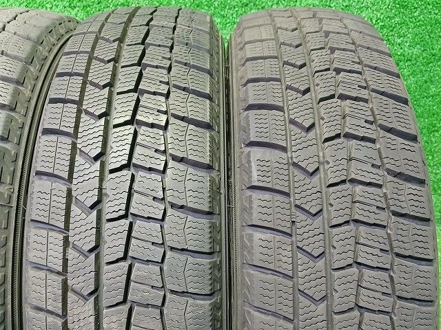 DUNLOP スタッドレス ダンロップ ウィンターマックスWM02 155 65R14 4本 7ミリ 2本
