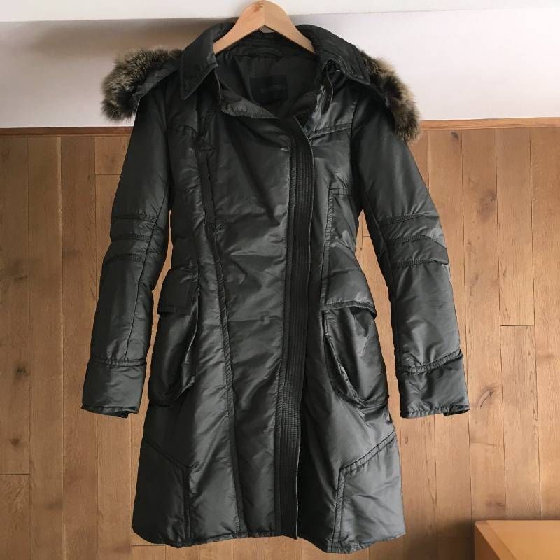 SCERVINO エルマンノ シェルヴィーノ　ファー　ダウン コート 美品 ERMANNO SCERVINO エルマノシェルビーノ エルマンノ シェル