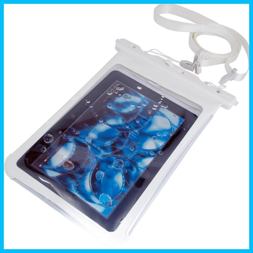 iPad / mini / / Nexus 7 等対応 Fire タブレット防水ケース (6-7インチ用) Kindle ホワイト お風呂でも